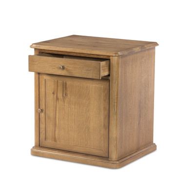 Amber Lewis x Four Hands Poppy Nightstand - Right - Saddle Brown