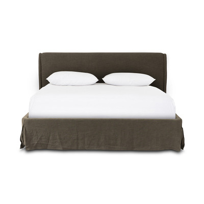 Amber Lewis x Four Hands Wyndham Queen Bed - Broadway Olive