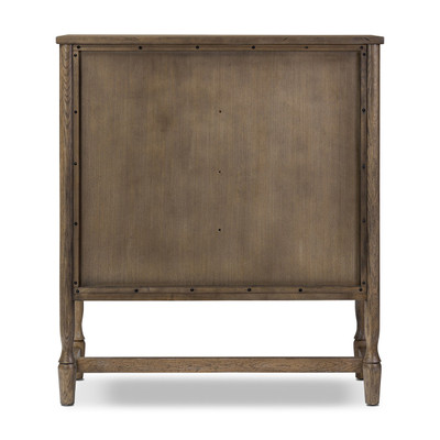 Amber Lewis x Four Hands Bari Bar Cabinet - Weathered Oak Veneer