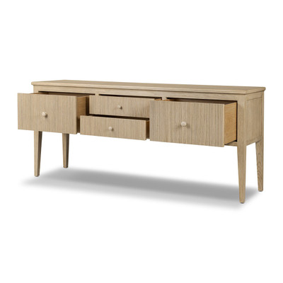 Amber Lewis x Four Hands Bush Sideboard - Light Weathered Oak Veneer