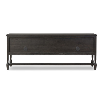 Amber Lewis x Four Hands Bari Sideboard - Cracked Smoked Black Veneer