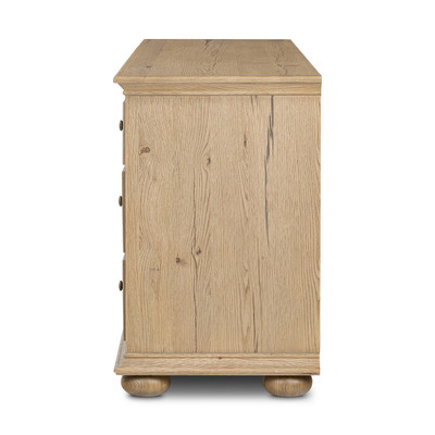 Amber Lewis x Four Hands Geoffrey Wide Dresser - Worn Oak Veneer