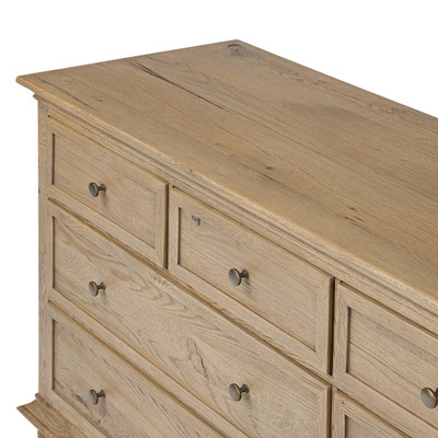 Amber Lewis x Four Hands Geoffrey Wide Dresser - Worn Oak Veneer