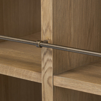 Amber Lewis x Four Hands Alistair Bookcase - Worn Oak Thin Veneer