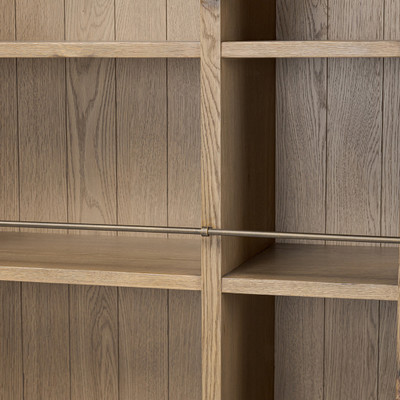 Amber Lewis x Four Hands Alistair Bookcase - Worn Oak Thin Veneer