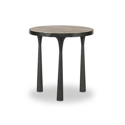 Amber Lewis x Four Hands Billings End Table - Fossil Marble