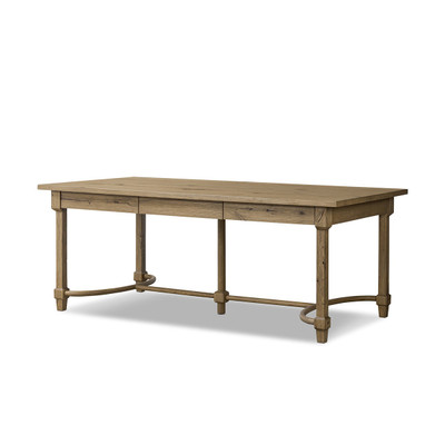 Amber Lewis x Four Hands Edison Desk - Worn Oak Veneer