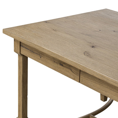 Amber Lewis x Four Hands Edison Desk - Worn Oak Veneer