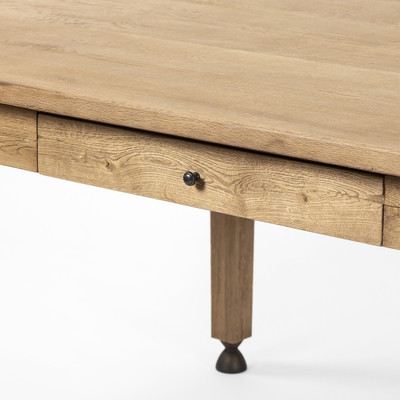 Amber Lewis x Four Hands Megan Dining Table - Worn Oak