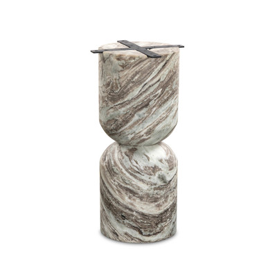 Amber Lewis x Four Hands Figueroa Round Dining Table 60" - Sawar Marble