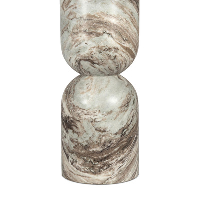 Amber Lewis x Four Hands Figueroa Dining Table 42" - Sawar Marble