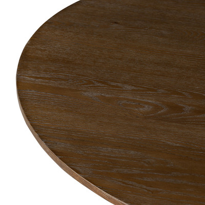 Amber Lewis x Four Hands Eastman Dining Table - Sienna Oak Veneer - 48"