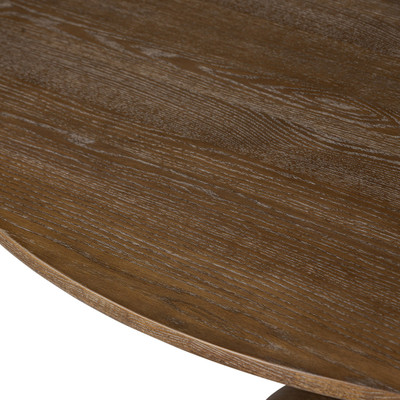 Amber Lewis x Four Hands Eastman Dining Table - Sienna Oak Veneer - 60"