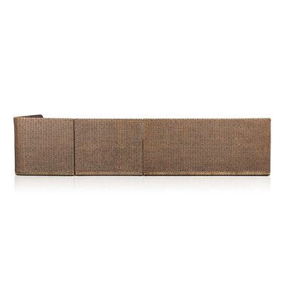 Amber Lewis x Four Hands Senna Dining Banquette L-Shape - Broadway Dune - Right Facing - 144.75"