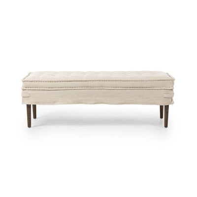Amber Lewis x Four Hands Cole Accent Bench - Broadway Dune