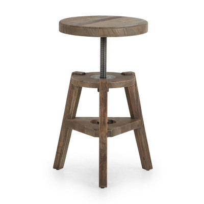 Amber Lewis x Four Hands Addy Stool - Bleached Elm