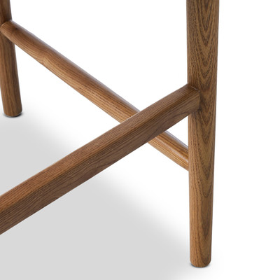 Amber Lewis x Four Hands Dara Counter Stool With Cushion - Dulane Mahogany