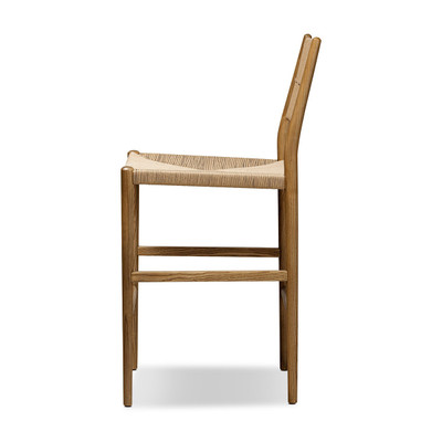 Amber Lewis x Four Hands Dara Bar Stool - Natural Paper Cord