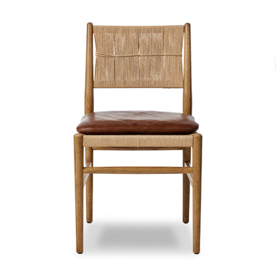 Amber Lewis x Four Hands Dara Dining Chair With Cushion - Dulane Mahogany