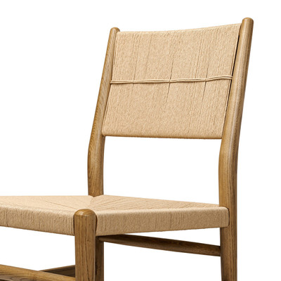 Amber Lewis x Four Hands Dara Dining Chair - Natural Paper Cord