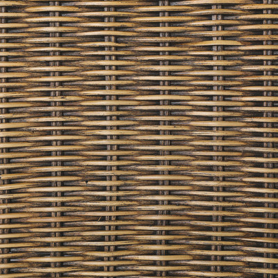 Amber Lewis x Four Hands BYO: Senna Woven Dining Banquette - Broadway Dune - Natural Brown Rattan