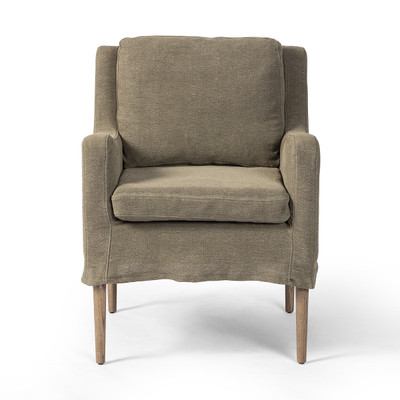 Amber Lewis x Four Hands Aurelia Dining Chair - Broadway Olive