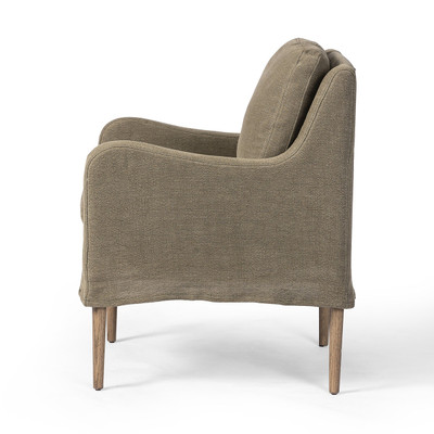 Amber Lewis x Four Hands Aurelia Dining Chair - Broadway Olive