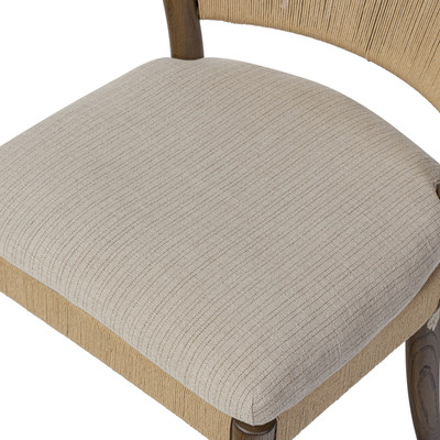 Amber Lewis x Four Hands Amira Armless Dining Chair - Laine Natural
