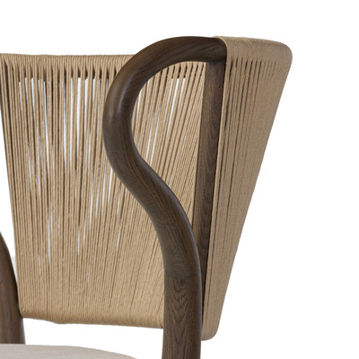 Amber Lewis x Four Hands Amira Armless Dining Chair - Laine Natural