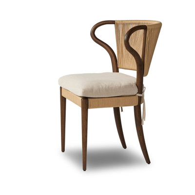 Amber Lewis x Four Hands Amira Armless Dining Chair - Broadway Dune