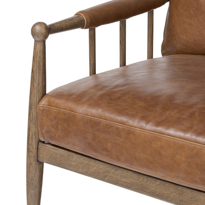 Amber Lewis x Four Hands Warren Chair - Dulane Mahogany