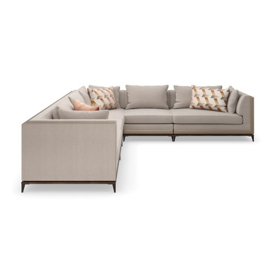 Caracole Archipelago Laf Loveseat Sectional Piece