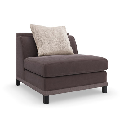 Caracole Tuxedo Armless Chair Sectional Piece