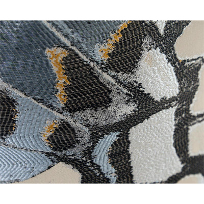 John Richard Mariposa Large Ottoman - Retro