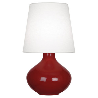 June Table Lamp - Oxblood