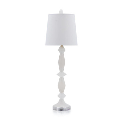 John Richard Alabaster Table Lamp - Baluster