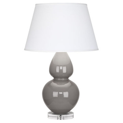 Double Gourd Table Lamp - Smokey Taupe