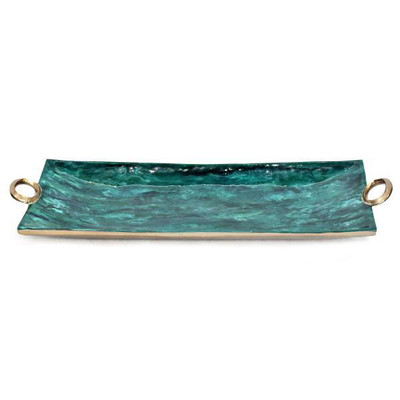 John Richard Malachite Tray Iii