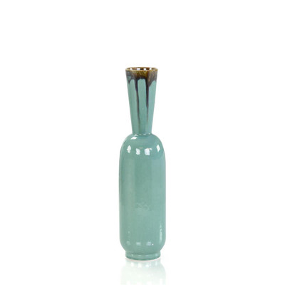 John Richard Seafoam Green Trickle Vase Ii