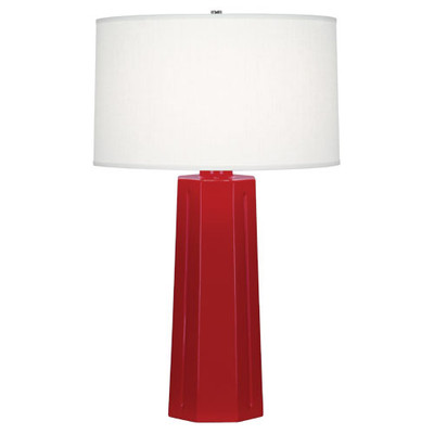 Mason Table Lamp - Ruby Red