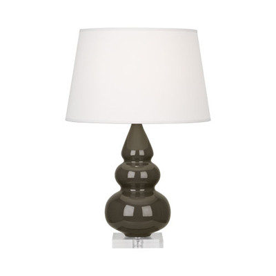 Small Triple Gourd Accent Table Lamp - Brown Tea