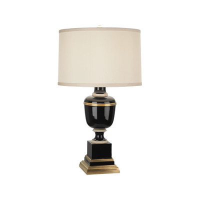 Mary McDonald Annika Accent Table Lamp - Natural Brass - Black Lacquer