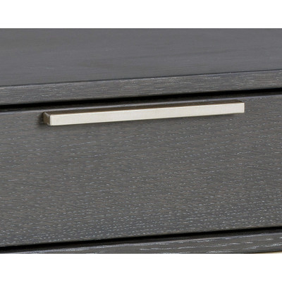 Sunpan Rebel Nightstand - Small - Gold - Charcoal Grey