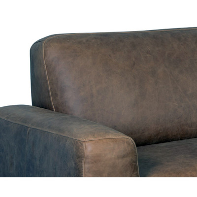 Sunpan Brandi Sofa Chaise - Raf - Camel Leather