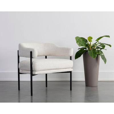 Sunpan Lola Lounge Chair - Merino Pearl (Closeout)