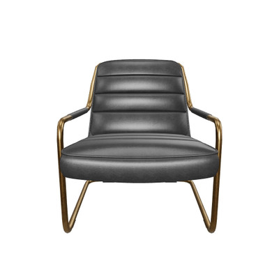Sunpan Lincoln Lounge Chair - Vintage Black