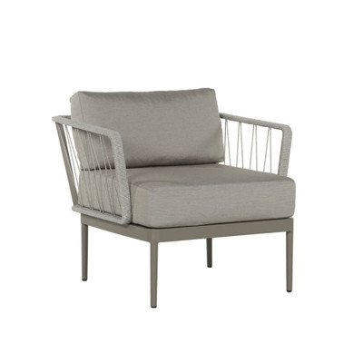 Sunpan Catania Armchair - Grey - Palazzo Taupe