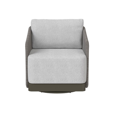 Sunpan Allariz Swivel Armchair - Warm Grey - Gracebay Light Grey