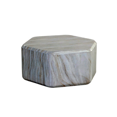 Sunpan Spezza Coffee Table - Marble Look - Cream