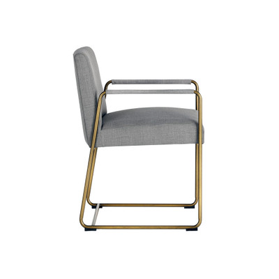 Sunpan Balford Dining Armchair - Arena Cement